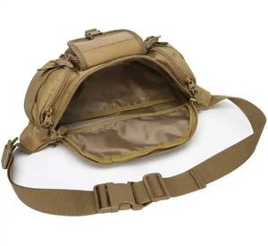 कस्टम लोगो आउटडोर सामरिक फैनी पैक बैग बहु-कार्यात्मक पैदल पैदल चढ़ाई खेल बहु-जेब सामरिक कमर बैग - Product Image 5