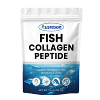 Collagène Marin Pur Halal 1000mg pour Peau, Ongles et Articulations – Suppléments de Collagène Marin Hydrolysé en Poudre avec Vitamine C