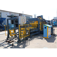 Machine automatique de fabrication de blocs de ciment et de briques QT4-15C à prix d'usine avec pompe, boîte de vitesses et PLC Siemens 220/380V