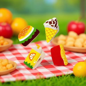 Pinza para el pelo Angelina Fun Food de 8 cm, accesorio para el cabello para mujeres y niñas, estilo de dibujos animados, plástico de alta calidad, uso casual - Product Image 2