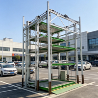 Système de stationnement de voitures à circulation multi-niveaux Tabitha, capacité de charge de 2000 kg, garantie de 5 ans, origine Shandong, fournisseur d'or PDX