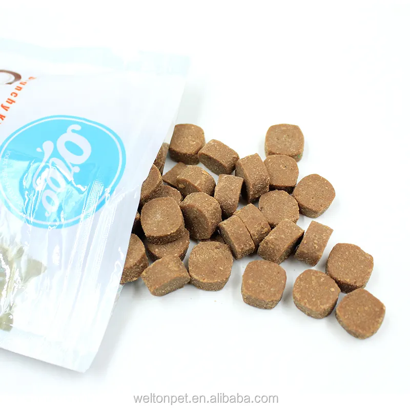 Wholesale Hot Selling 100% Natural Chicken Seafood Meat Flavor Pet Cat Treats Healthy Food Dry Cat Food Cookie Pellet