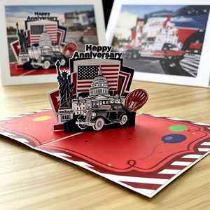 3D Pop-Up Card Us Anniversary Greeting Card <b>Paper</b> Modern Birthday Gift - Product Image 5