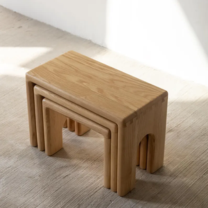 เก้าอี้ไม้สไตล์ยุโรปทนทานสำหรับเด็กเตียงนอนโรงเรียนอนุบาลเก้าอี้บันไดอเนกประสงค์ทันสมัยสำหรับเด็ก - Product Image 3