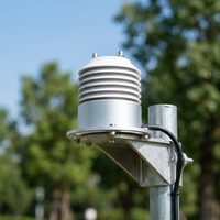 Station météo micro-intégrée 4-en-1 : Capteur de température, humidité, pression et illumination avec RS485 Modbus pour poteau d'éclairage intelligent