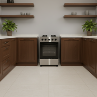 Cuisinière à gaz en acier inoxydable autoportante avec four et grill, 4 brûleurs, pour les grands appareils de cuisine