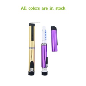 60IU Reusable Metal Injection <b>Pen</b> with Rubber Stopper Seal Adjustable Dose Custom Logo and Water-Resistant Design - Product Image 3