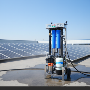 Système de nettoyage de vitres impeccable, machine de filtration <span class=keywords><strong>d</strong></span>'eau RO DI, usine mobile <span class=keywords><strong>d</strong></span>'eau pure pour le lavage des panneaux solaires - Product Image 1