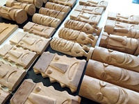 STATUES TIKI de STYLE hawaïen livraison gratuite, sculpture en bois, PLAQUES murales, 0084587176063 WS