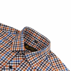 OEM hommes nouvelle arrivée petit plaid casual chemise à manches longues - Product Image 3