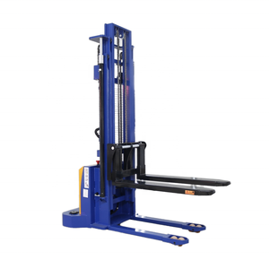 WELIFTRICH Walkie Tipo 1,5 Ton 1500kg 4,5 Metros Triplex Mast Full Electric Pallet Stacker Carretilla elevadora con elevación libre completa - Product Image 1