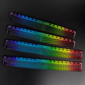 Nouvelle Brosse à Cheveux en Plastique Transparente Arc-en-ciel avec Échelle YS et Outils de Coiffure - Product Image 6