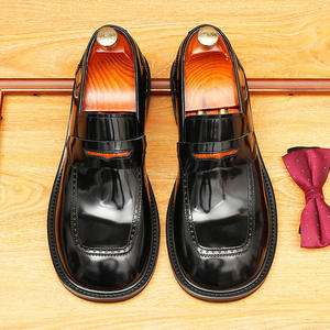 Botas Chelsea de Cuero de Alta Calidad Recién Lanzadas para Hombre - Zapatos para Otoño que Aumentan la Estatura Personalización al por mayor disponible. - Product Image 6