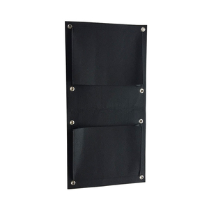 Sac à dos vertical en feutre urbain à 2 poches, pot de fleurs pour jardin vertical extérieur, pots <span class=keywords><strong>suspendus</strong></span>, pot mural, champ vert - Product Image 2