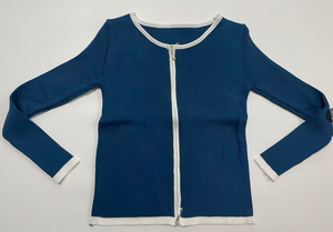 Servizio OEM di Grande Successo Ingrosso Abbigliamento Autunnale da <span class=keywords><strong>Donna</strong></span> Cardigan con Cerniera Maglioni a Maniche Lunghe Lavorati a Maglia Aderenti - Product Image 6