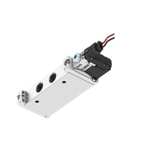 วาล์วโซลินอยด์แบบ 5/2 ทาง รุ่น VUVG ซีรีส์ VUVG-B10-M52-RZT-F-1T1L 573416 24V DC วาล์วควบคุมทิศทางลมแบบติดตั้งบนฐานย่อย สำหรับระบบอัตโนมัติ - Product Image 2