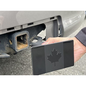 American <b>Flag</b> Metal Trailer Hitch Cover 3D Embossed Square Protective End Cap for Truck SUV - Product Image 4