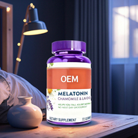 Fabricants OEM Vente directe de gommes à la mélatonine, à la camomille et à la lavande Compléments de haute qualité Marque propre