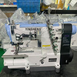 YS 500N-01CBD新品小型シリンダーベッドインターロックミシン4針6糸シングルフィードメカニズムモーターメタル - Product Image 5