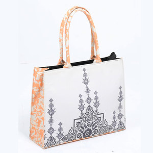 Bolsas de Mano Personalizadas Ecológicas Reutilizables con Bordado Hermoso, Hechas a Medida con Patrones - Product Image 1