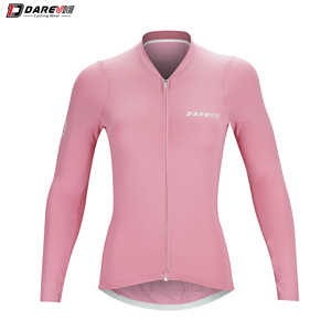 Maillot <span class=keywords><strong>de</strong></span> cyclisme pour femmes Darevie, manches longues, respirant, chemises <span class=keywords><strong>de</strong></span> vélo <span class=keywords><strong>de</strong></span> route pour femmes, hauts <span class=keywords><strong>de</strong></span> cyclisme slim - Product Image 3