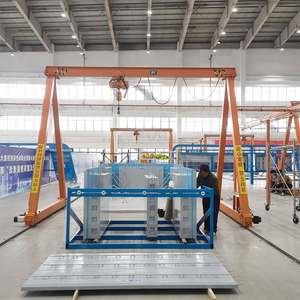 Roues pleines portique grue hauteur de levage 5 mètres <span class=keywords><strong>palan</strong></span> à chaîne électrique portique pour <span class=keywords><strong>porte</strong></span>/extérieur - Product Image 2