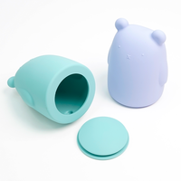 Haute qualité sûr sans Bpa forme animale dessin animé Silicone économie Pot Collection tirelire pour enfants bébé