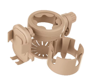 Giá để cốc đa năng 3 trong 1 tích hợp giá đỡ điện thoại, chất liệu ABS, chống rò rỉ, di động, dùng được cho bàn và giường - Product Image 4