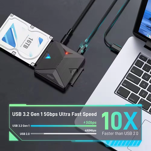 Một đến một bản sao usb3.2 Gen1 ABS 2.5 <span class=keywords><strong>3.5</strong></span> inch Sata HDD <span class=keywords><strong>SSD</strong></span> <span class=keywords><strong>Adapter</strong></span> với bản sao - Product Image 3