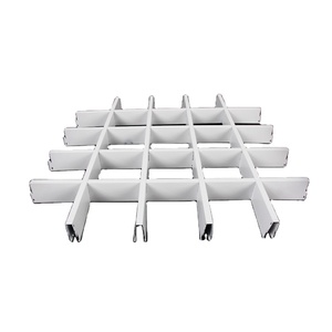 Système de <span class=keywords><strong>plafond</strong></span> en métal décoratif à cellules ouvertes, <span class=keywords><strong>plafond</strong></span> commercial, grille en aluminium 10 x 10 - Product Image 1