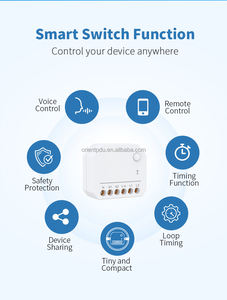 Новый умный автоматический выключатель Wi-Fi 2025 года с поддержкой голосового управления и удаленного управления через приложение Tuya Smart Life. - Product Image 3