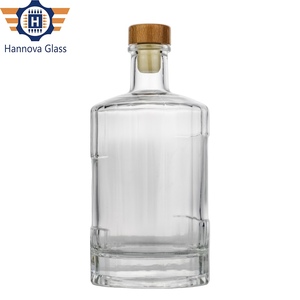 Thêm Flint <span class=keywords><strong>500ml</strong></span> tùy chỉnh chai thủy tinh nút chai rỗng 50cl Glass Stopper cho Whisky rượu bouteille En verre Trung Quốc chai thủy tinh - Product Image 3