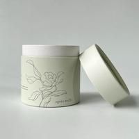 Emballage en tube en carton pour bougie de massage écologique blanche, coton-tige, conteneurs cylindriques en carton, vêtements, sous-vêtements, pot en papier