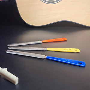 Lot <span class=keywords><strong>de</strong></span> 3 limes à nut <span class=keywords><strong>de</strong></span> guitare à double tranchant, outils <span class=keywords><strong>de</strong></span> <span class=keywords><strong>luthier</strong></span> pour le rainurage des nut et le couronnement des frettes - Product Image 3