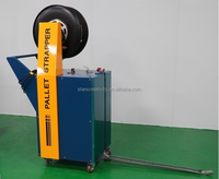 Machine d'emballage de palettes/skids semi-automatique AC100-240V DBA-1300A avec soudure latérale PP/PET et sonde pliable