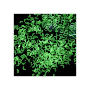 Glitter Fluorescente per Nail Art, Forme a Cuore, Stella, Luna e Rotonde, Polvere Ultra-sottile per Unghie che si Illumina al Buio - Product Image 3