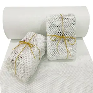 Coussin de protection taille personnalisée 50cm 10m 80Gms rouleau d'emballage noir blanc brun Kraft Wrap papier nid d'abeille