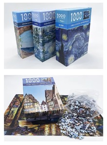 Mini <span class=keywords><strong>rompecabezas</strong></span> <span class=keywords><strong>de</strong></span> 38x26cm, 1000 piezas para adultos, famosa pintura al óleo, <span class=keywords><strong>rompecabezas</strong></span> <span class=keywords><strong>de</strong></span> <span class=keywords><strong>Van</strong></span> <span class=keywords><strong>Gogh</strong></span>, regalo <span class=keywords><strong>de</strong></span> Navidad, juguetes educativos - Product Image 5