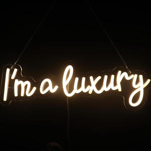 Enseigne lumineuse au néon LED personnalisée en gros, design acrylique unique pour la <span class=keywords><strong>décoration</strong></span> de la maison et des entreprises - Product Image 5