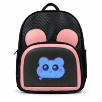 Alibaba Online Shopping Freight Shipping Service Custom Made Mobile APP Control lDIY Student LED Screen Backpack Sac d'école