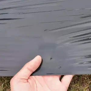 Black Plastic Builders Film 200 um Building Film Polythene Plastic Construction Film 10 x 100 ft