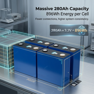 خلية بطارية CATL 280Ah LFP 3.2V LiFePO4 منشورية الشكل CB310 ذات دورة عميقة وقدرة تفريغ عالية 3C للمركبات الكهربائية وأنظمة UPS وESS والمركبات الترفيهية - Product Image 6