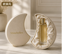 Boîte cadeau de parfum de luxe personnalisée, emballage en papier rigide avec fermeture magnétique pour les fabricants OEM de marques de beauté