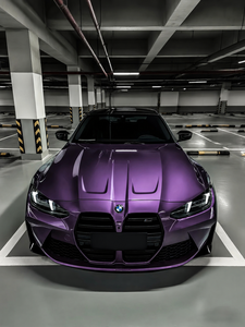 <b>Vinyl</b> <b>Wrap</b> Roll Purple PET High Gloss 1.52x15m Self Healing Full Body Automotive Car <b>Wrap</b> Film Car Color Changing Film Stickers - Product Image 2
