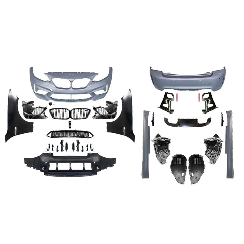 M Power Body Kit PP пластик для BMW 2 серии F22 2014-2020 оптовая продажа широкий кузов бампер M2C для автомобильных запчастей