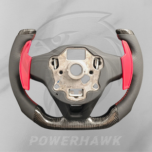 Volant en cuir en fibre de carbone pour Volkswagen Golf MK5 MK6 MK7 MK8 GTI R Polo Passat CC Tiguan Jetta GLI GTE GTD Sports - Product Image 6