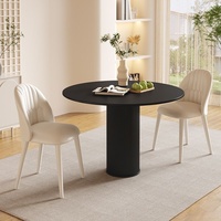 Ensemble de table à manger moderne Dishi 4-6 places Ronde et carrée en marbre pour la maison et le restaurant Meubles de salon