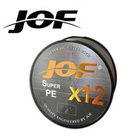 JOF-Ligne de Pêche Tressée PE X12 100m, 12 Brins Multifilament, Longue Ligne de Pêche