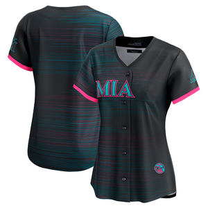 Maillots de baseball personnalisés 2025 pour hommes et femmes, collection Miami City Connect, brodés, uniformes sportifs pour jeunes avec logos - Product Image 3