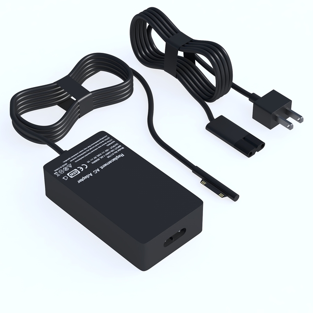 China Manufacturer 15V 4A 65W Tablet Power Supply Charger Laptop Charger AC Adapter for Surface Go 2 3 Book 2 1 Support 44W 36W